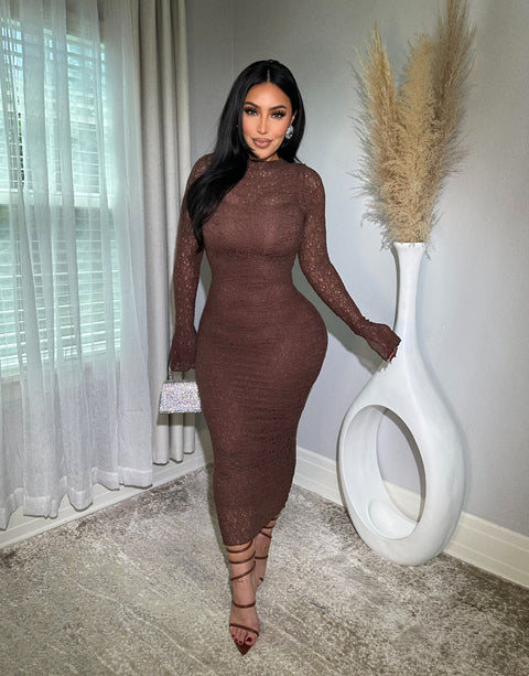 High Maintenance Mocha Dress