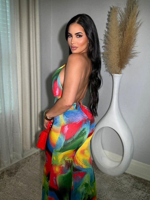 Colorful Summer Jumpsuit