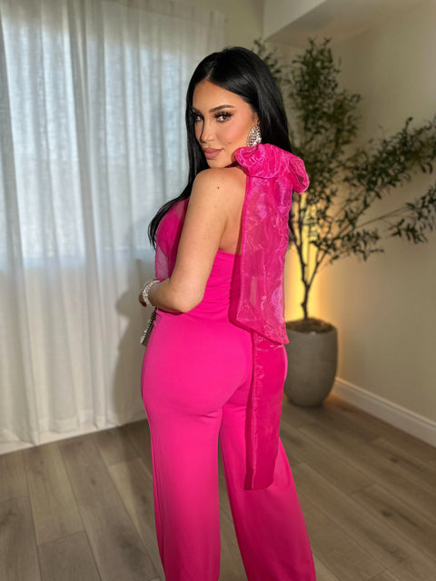 Polished Pink Jumpsuit
