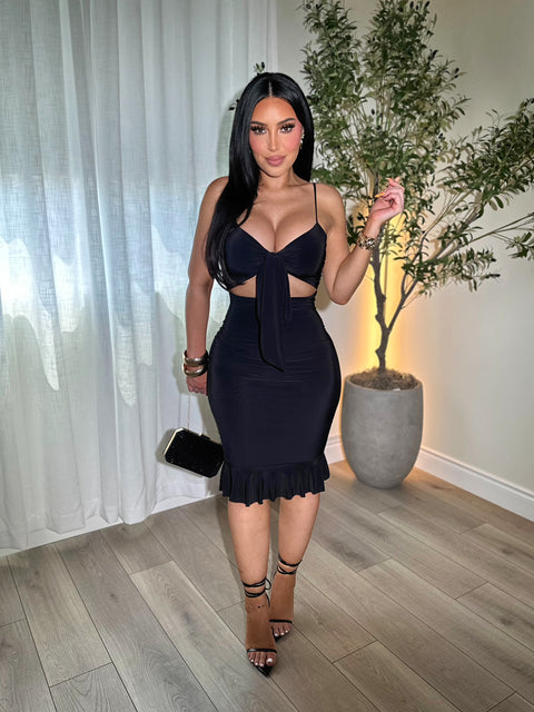 Bianca Black Dress