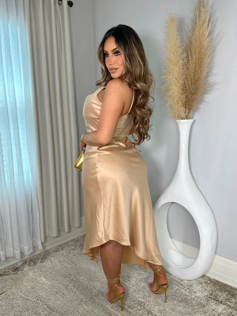 Delilah Champagne Dress