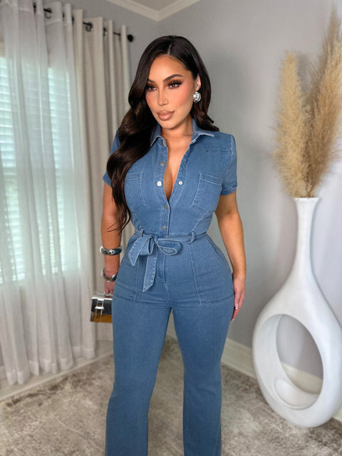 Serious Denim Jumpsuit