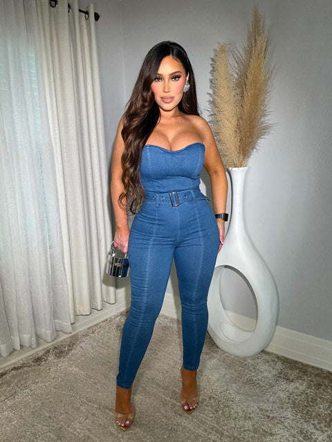 Olivia Denim Jumpsuit