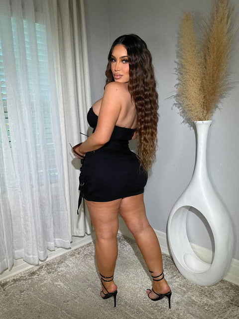 Wild Quest Black Dress