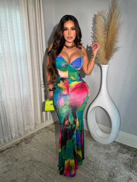 Jasmine Green Dress
