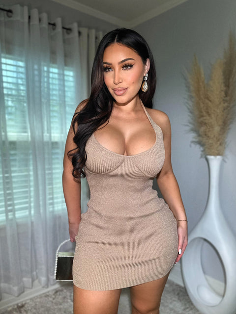Casino Gold Dress