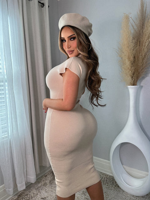 Ivory Classy Casual Dress