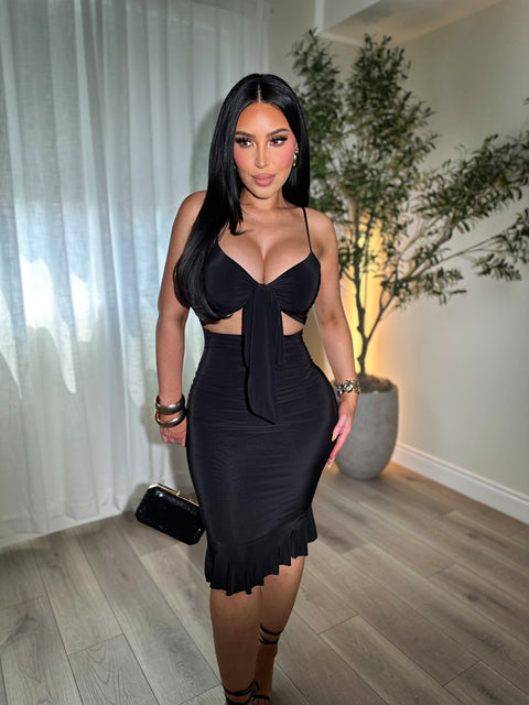 Bianca Black Dress