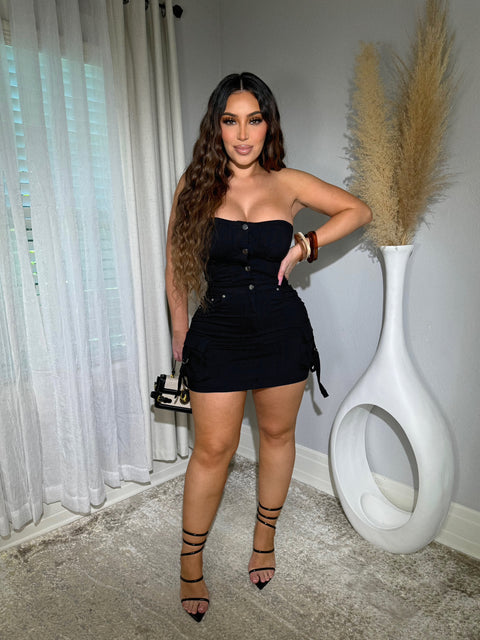 Wild Quest Black Dress