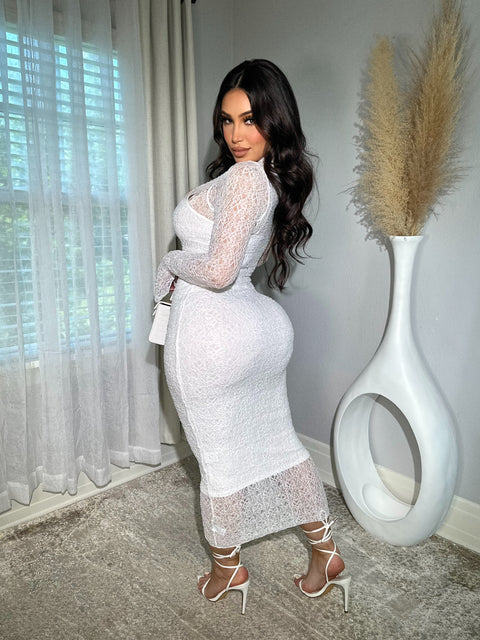 High Standards White Dress