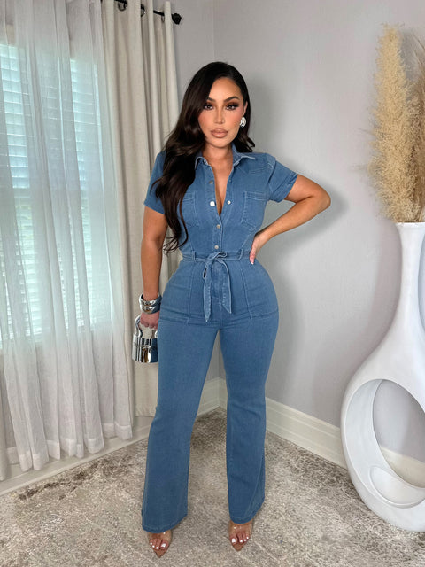 Serious Denim Jumpsuit