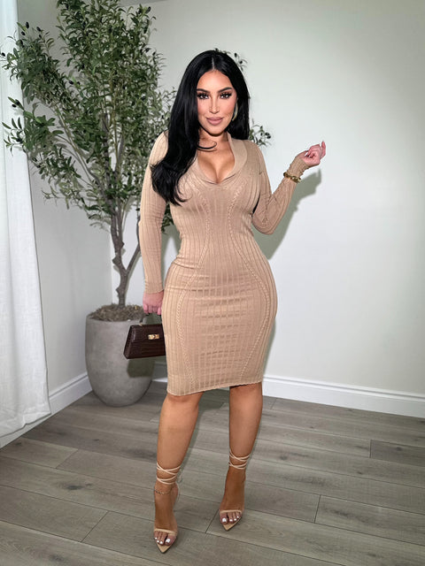 Pleasant Nude Dress