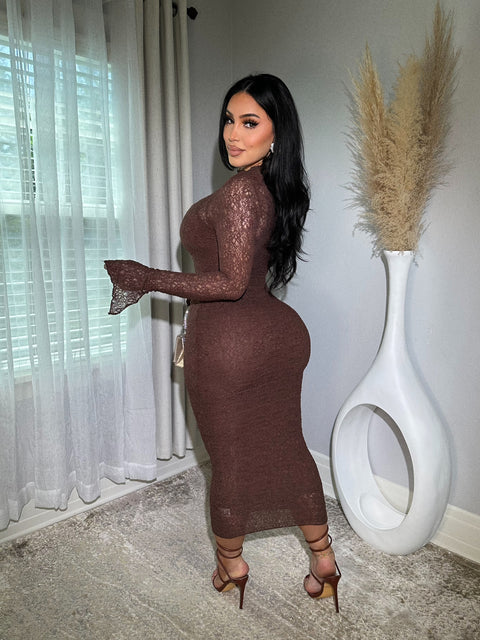 High Maintenance Mocha Dress