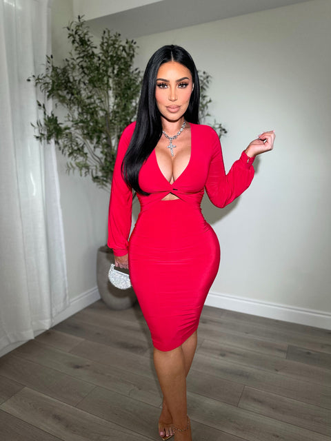 No Comparing Red Dress