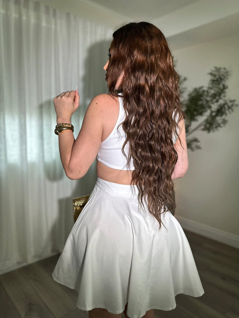 Yasmin White Mini Dress