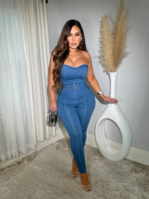 Olivia Denim Jumpsuit