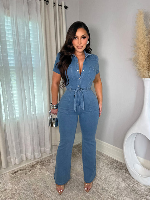 Serious Denim Jumpsuit