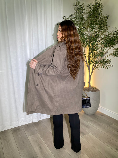 Espy Brown Long Coat