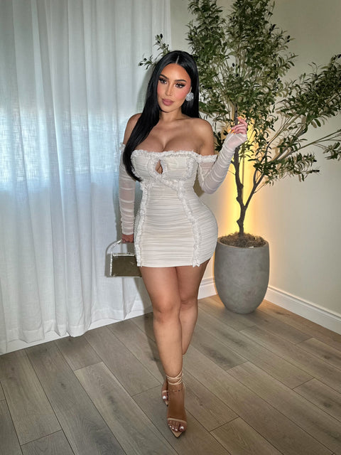 Amour Ivory Micro Dress