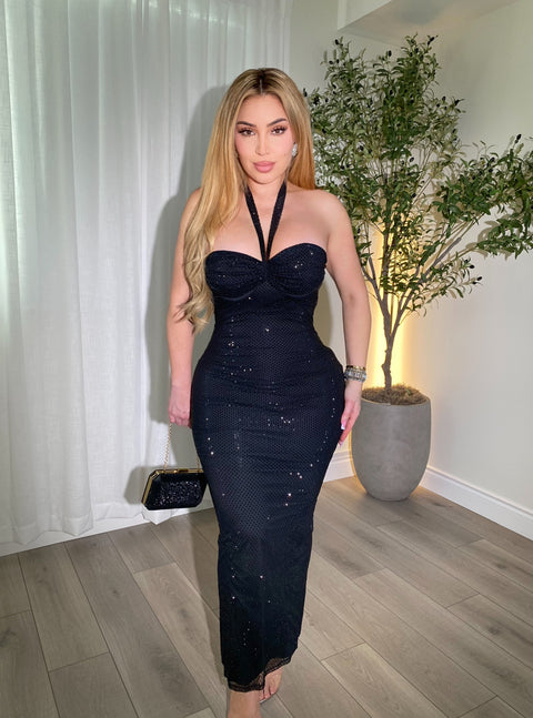 New Year Black Gown