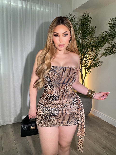 Wild Chase Mini Dress