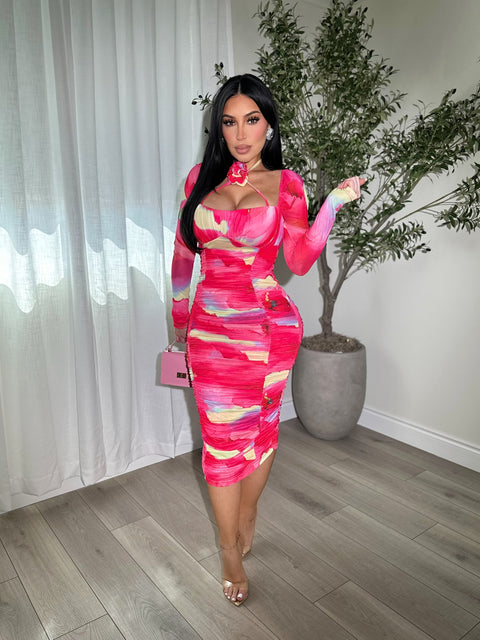 Rosy Pink Dress