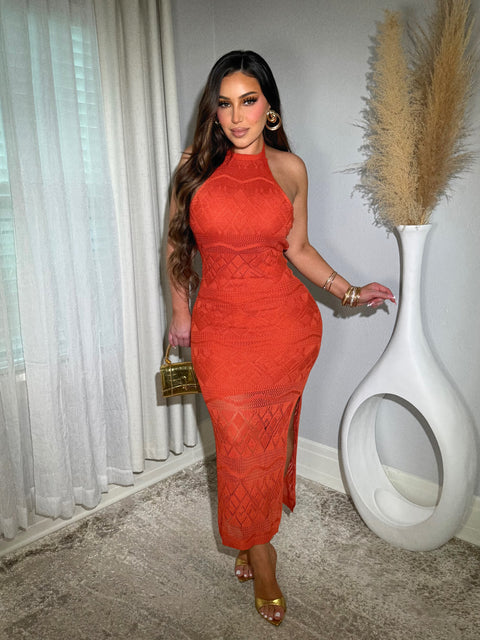 Persian Goddess Copper Dress