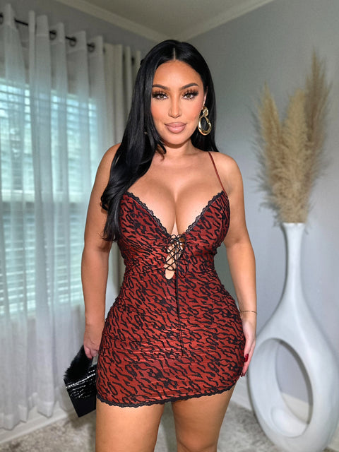 Mini Rust Dress