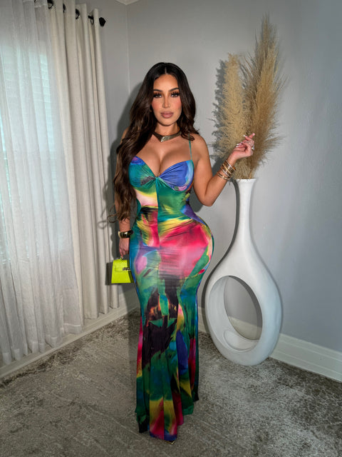 Jasmine Green Dress