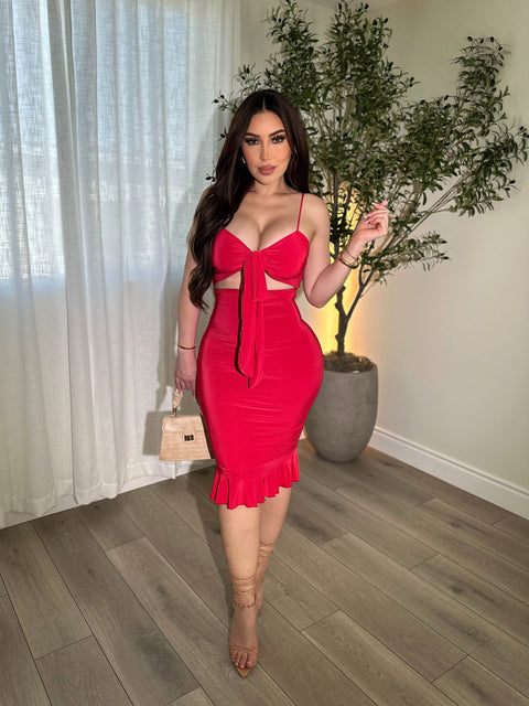 Bianca Red Dress