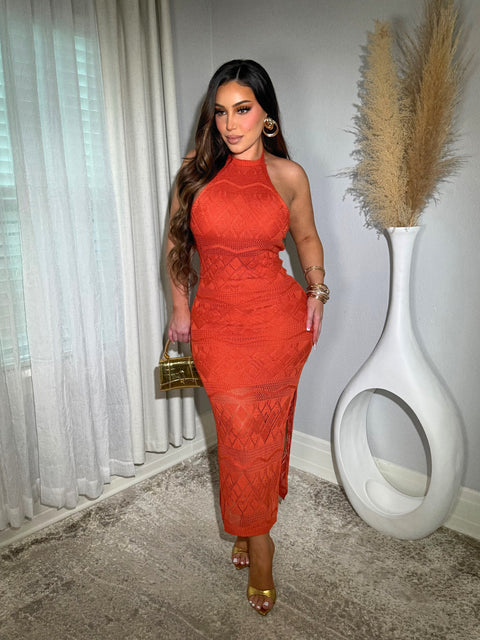 Persian Goddess Copper Dress