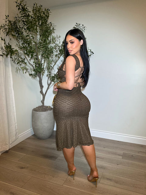 Olive Seduction Dress