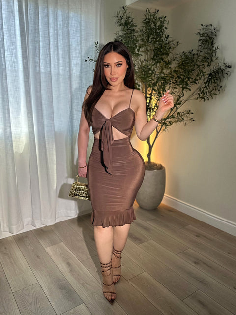 Bianca Mocha Dress
