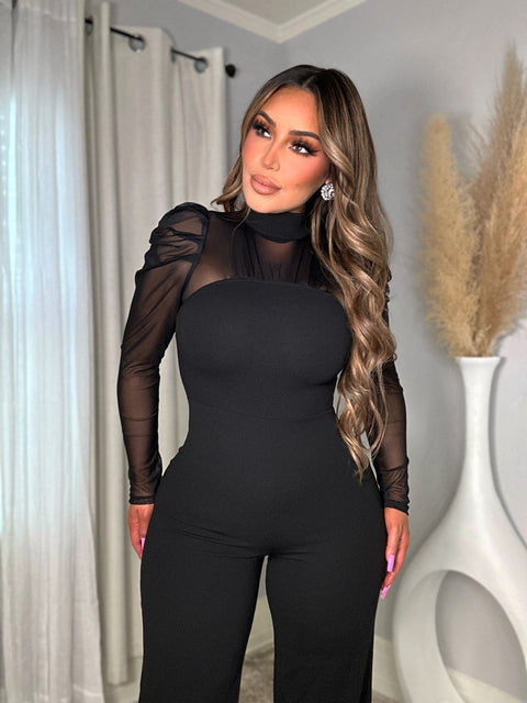Elegance Black Jumpsuit