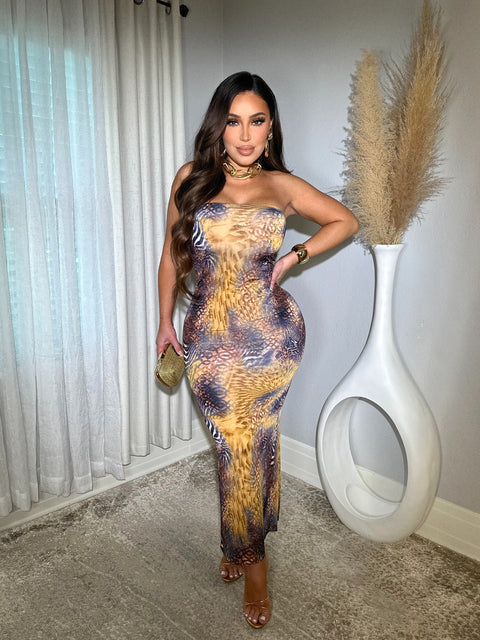 Solid Gold Dress