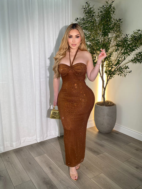 New Year Bronzed Gown