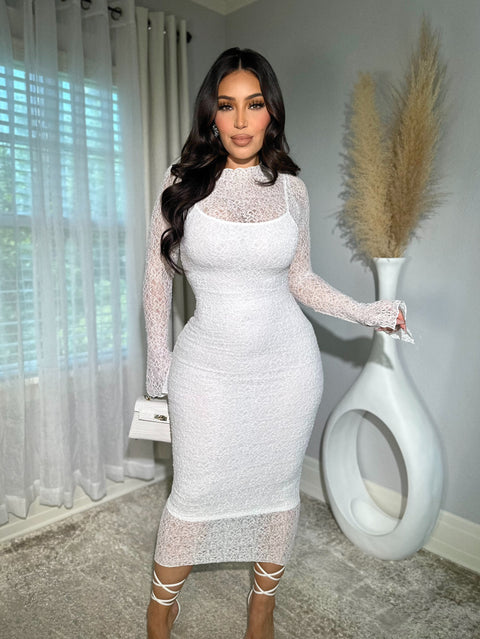 High Standards White Dress