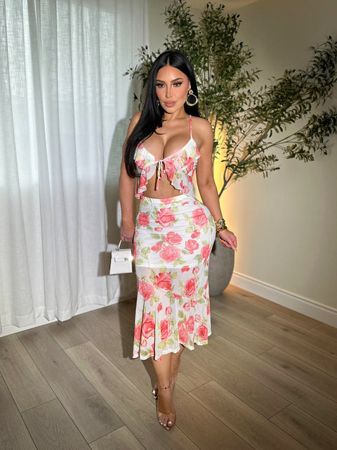 Rose Romance White Set