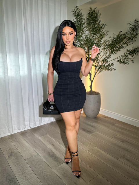 Vixen Dark Denim Dress