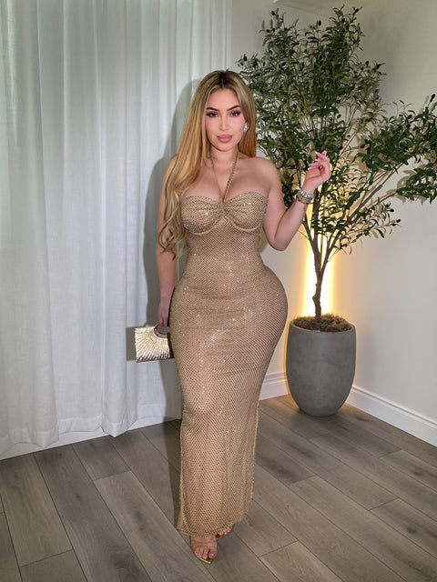 New Year Gold Gown
