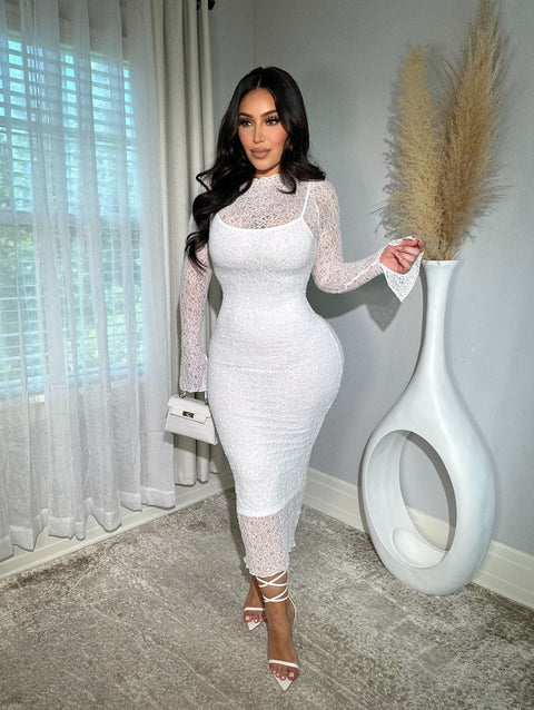 High Standards White Dress