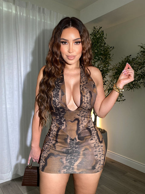 Venomous Micro Mini Dress