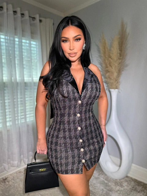 Old Money Black Dress