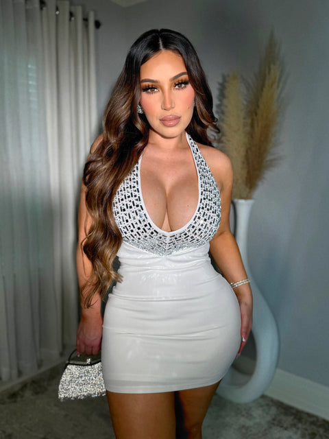 Party Queen White Dress