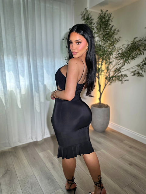 Bianca Black Dress