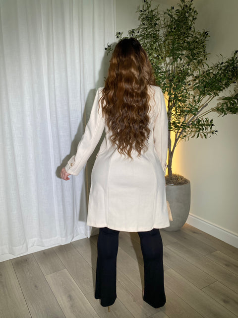 Elevate Ivory Long Coat