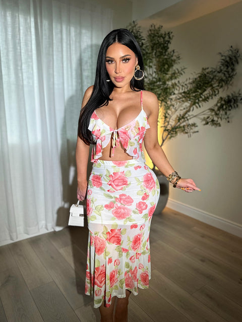 Rose Romance White Set