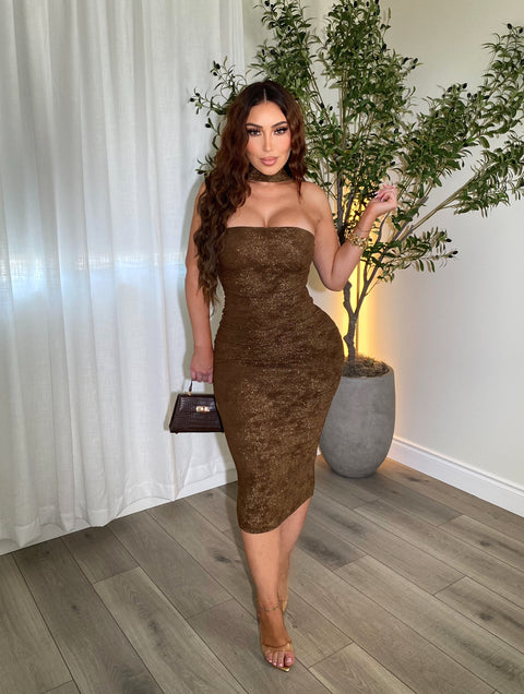 Champagne Bronze Dress