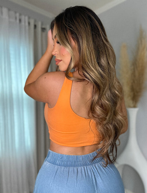July Orange Top