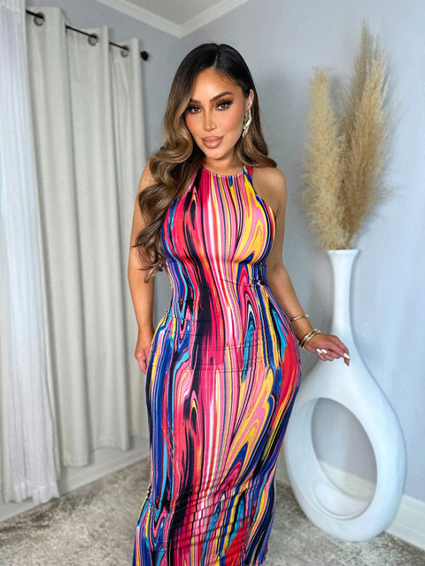 Living Color Pink Dress